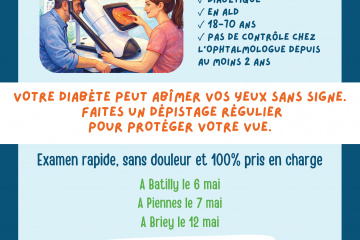 DIABÈTE : Dépistage de la rétinopathie sur le territoire
