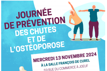 Journée de prévention des chutes et de l'osteoporose